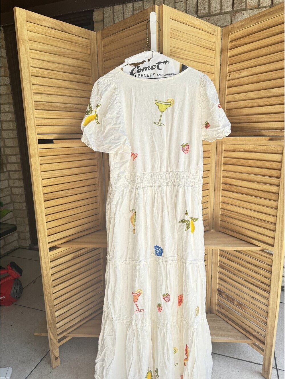 Anthropologie Dress White Size M - Picture 4 of 5